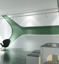 Гипсовая световая 3D панель Zaha Cosmo